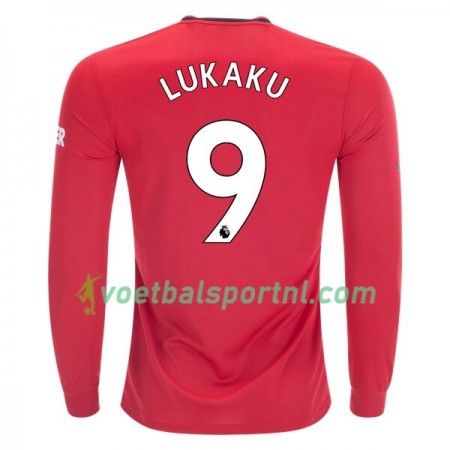 Manchester United Romelu Lukaku 9 Thuis Shirt 2019-20 L/S